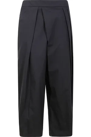 LIVIANA CONTI Femme, Pantalons, Noir, Taille: 36 FR Élégant Pantalon en Mélange de Coton