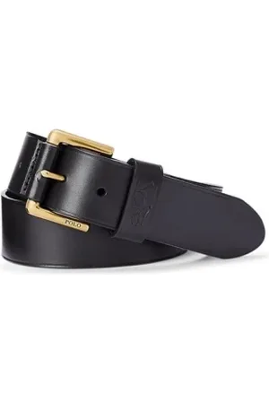 Ralph Lauren Homme, Accessoires, Noir, Taille: M Ceinture Remen élégante pour Homme
