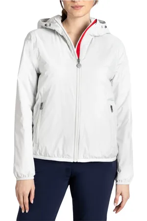 CANADIENS Femme, Vestes, Blanc, Taille: 36 FR Veste Chaude Ripstop