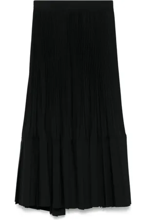 JUNYA WATANABE Femme, Jupes, Noir, Taille: 38 FR Jupe Midi Plissée