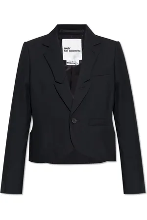 Comme des Garçons Femme, Vestes, Noir, Taille: 38 FR Blazer avec découpes