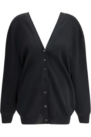 Sa Su Phi Femme, Pulls, Noir, Taille: 38 FR Cardigan double face en V