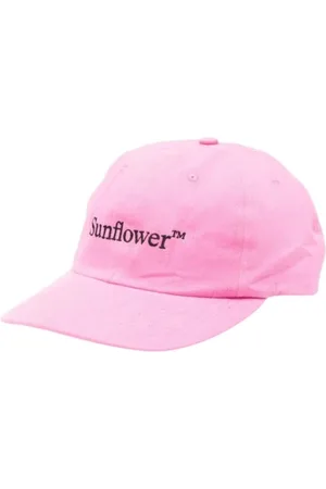 Sunflower Homme, Accessoires, Rose, Taille: ONE Size Casquette Twill Rose avec Broderie Avant