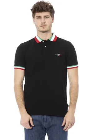 BALDININI Homme, Tops, Noir, Taille: 2XL Tricolor Polo