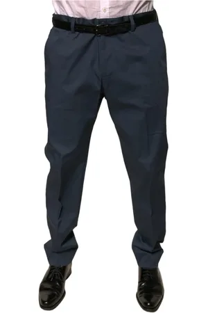 Dolce & Gabbana Homme, Pantalons, Bleu, Taille: XS Pantalon Skinny Bleu Foncé