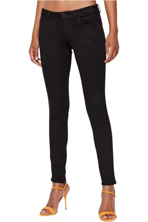 Guess Femme, Jeans, Noir, Taille: W31 Jeans Skinny Slim en Denim Foncé