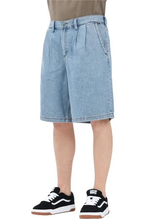 Vans Homme, Shorts, Bleu, Taille: W33 Shorts en Denim Clair au Genou