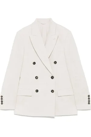 Brunello Cucinelli Femme, Vestes, , Taille: 36 FR Veste à Poches et Boutons