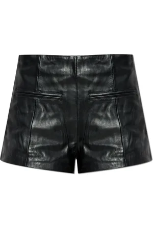 Gestuz Femme, Shorts, Noir, Taille: 38 FR Shorts en cuir Gzbisma