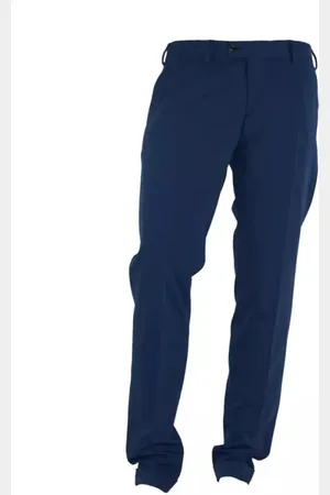 Made in italia Homme, Pantalons, Bleu, Taille: XS Jean & Pantalon en Polyester Bleu