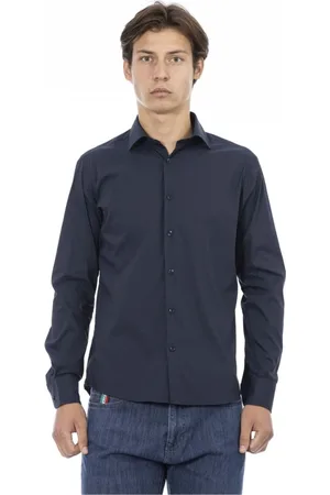 BALDININI Homme, Chemises, Bleu, Taille: L Chemise Élégante Slim Homme