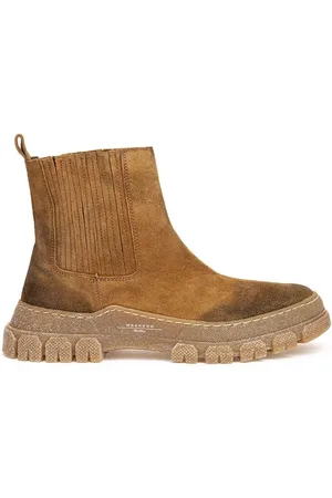 Max Mara Femme, Chaussures, Brun, Taille: 37 EU Bottes en Daim Marron