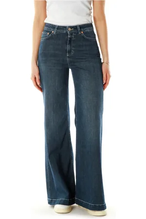 Closed Femme, Jeans, Bleu, Taille: W24 L32 Jean taille haute évasé