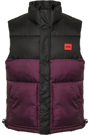 HUGO BOSS Homme, Vestes, Violet, Taille: XL Veste sans manches Baltino Puffer