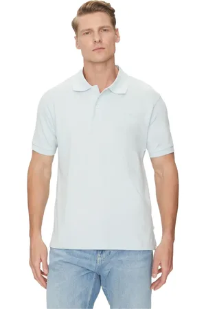 Guess Homme, Tops, Bleu, Taille: L Polo Bleu - Manches Courtes