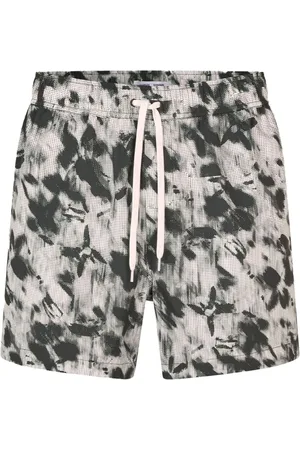Samsøe Samsøe Homme, Maillots de bain, Multicolore, Taille: XL Short de Bain Doublé en Maille - Coupe Regular