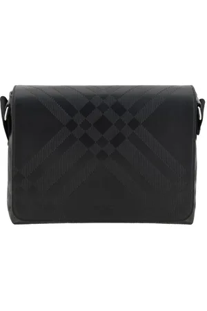 Burberry Homme, Sacs, Noir, Taille: ONE Size Sac Messager Iconique