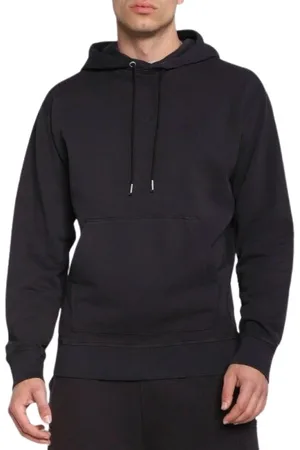 HUGO BOSS Homme, Sweatshirts et sweats à capuche, Bleu, Taille: L Sweat à Capuche en Coton Bleu Foncé Élégant