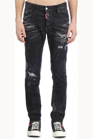 Dsquared2 Homme, Jeans, Noir, Taille: M Pantalon Skater en Denim
