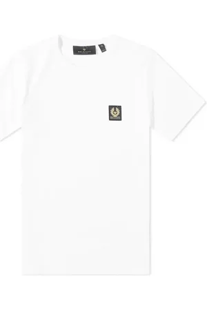 Belstaff Homme, Tops, Blanc, Taille: S Premium Lavender Patch Tee