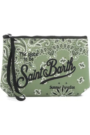 MC2 SAINT BARTH Femme, Sacs, Vert, Taille: ONE Size Pochette