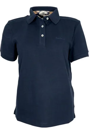 Barbour Femme, Tops, Bleu, Taille: 36 FR Polo Bowford Bleu Marine