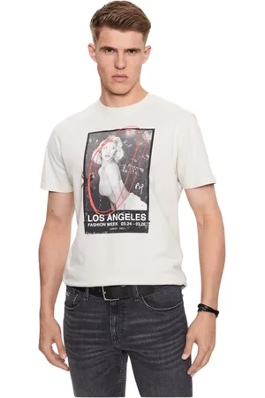 Guess Homme, Tops, , Taille: L T-Shirt en Coton Fashion Week