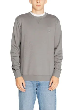 HUGO BOSS Homme, Sweatshirts et sweats à capuche, Gris, Taille: S Sweat Homme Collection Automne/Hiver Coton