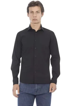 BALDININI Homme, Chemises, Noir, Taille: 2XL Chemise Slim-Fit Designer