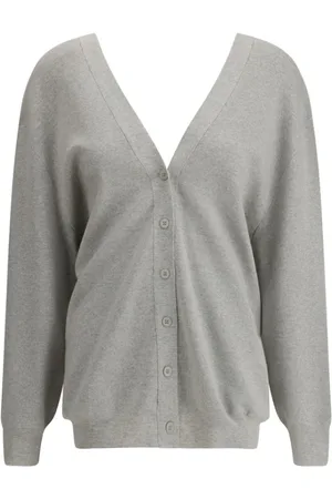Sa Su Phi Femme, Pulls, Gris, Taille: 38 FR Cardigan double face en V