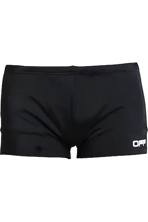 OFF-WHITE Homme, Maillots de bain, Noir, Taille: L Costume Boxer Homme avec Impression Logo