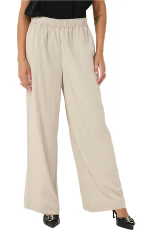 Kaffe Femme, Pantalons, , Taille: 40 FR Pantalon large gris plume