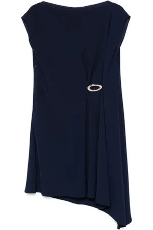 Liu Jo Femme, Robes, Bleu, Taille: 42 FR Robe Col Bateau Bleu Marine