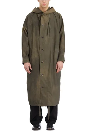 UMA WANG Homme, Manteaux, Brun, Taille: S Trench Long