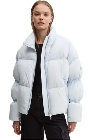 Moose Knuckles Femme, Vestes, Bleu, Taille: 40 FR Veste et Manteau en Nylon Bleu