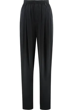Alexander Wang Femme, Pantalons, Noir, Taille: 40 FR Pantalon à taille élastique avec poches arrière