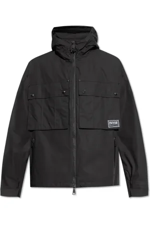 VERSACE Homme, Vestes, Noir, Taille: 2XL Veste à capuche