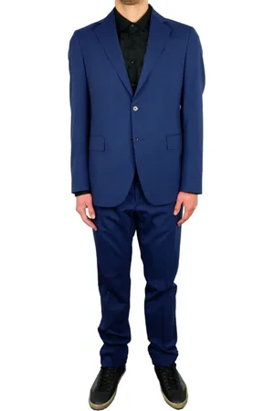 Aquascutum Homme, Costumes, Bleu, Taille: S Ensemble en Laine