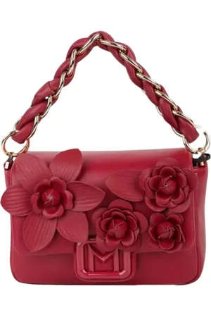 MARELLA Femme, Sacs, Rouge, Taille: ONE Size Sac Bandoulière Rouge avec Rabat Brodé