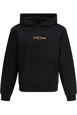 Daily paper Homme, Sweatshirts et sweats à capuche, Noir, Taille: L Sweat à Capuche avec Monogramme et Imprimé Maxi