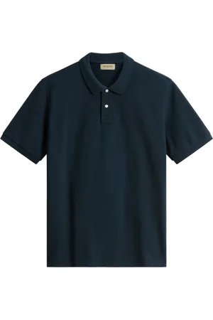 Woolrich Homme, Tops, Bleu, Taille: L Polo Bleu Manches Courtes