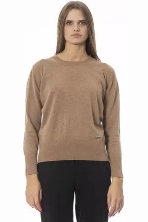 BALDININI Femme, Pulls, , Taille: 38 FR Pull Raffiné avec Col Rond