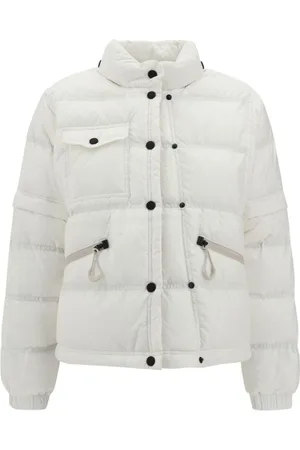 Moncler Femme, Vestes, Blanc, Taille: 42 FR Doudoune Matelassée avec Poches