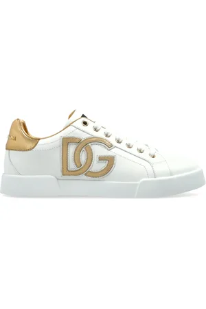 Dolce & Gabbana Femme, Chaussures, Blanc, Taille: 36 1/2 EU Chaussures de sport Portofino