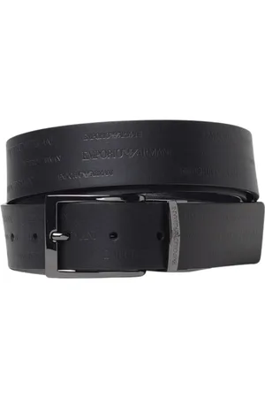 Emporio Armani Homme, Accessoires, Noir, Taille: ONE Size Collection de Ceintures Élégantes