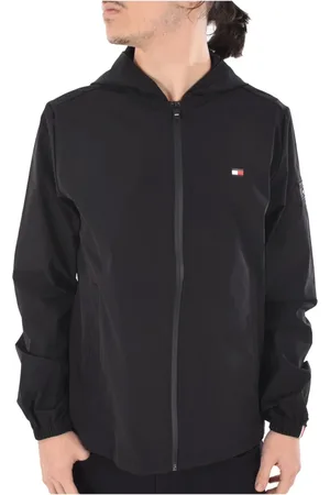 Tommy Hilfiger Homme, Vestes, Noir, Taille: M Veste coupe-vent à capuche
