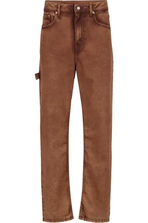 Iceberg Homme, Jeans, Rouge, Taille: W33 Pantalon couleur terracotta modèle 5 poches avec coupe droite