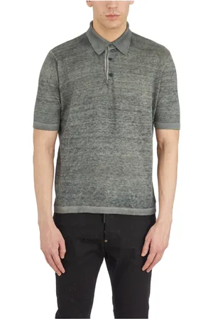 AVANT TOI Homme, Tops, Gris, Taille: L Polo en Maille de Lin