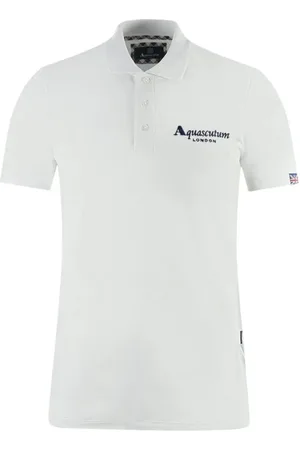 Aquascutum Homme, Tops, Blanc, Taille: XL Vêtements Polo