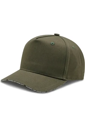 Guess Homme, Accessoires, Vert, Taille: ONE Size Casquette en coton